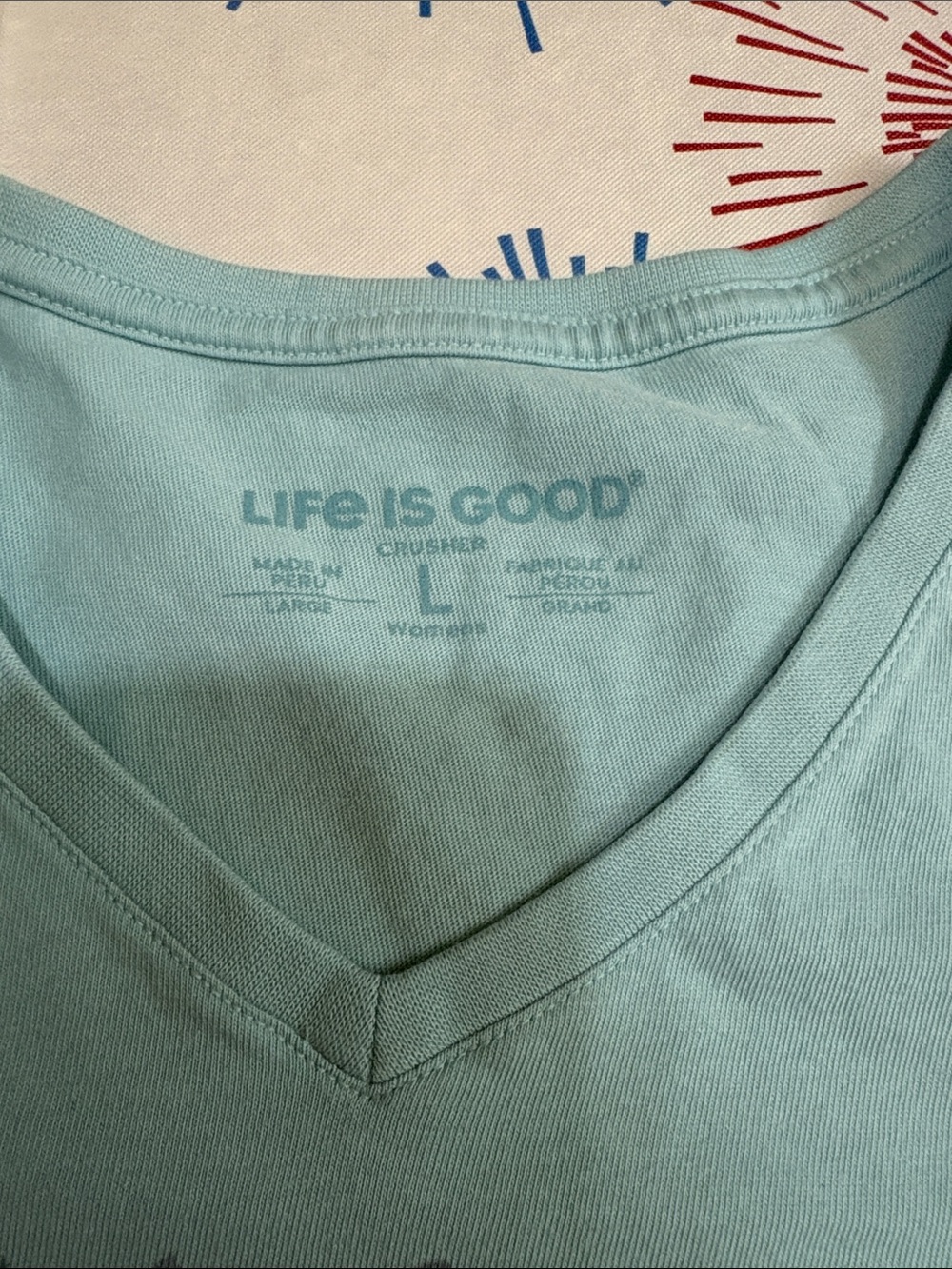 LADIES LIFE IS GOOD CRUSHER TEE - Picture 3 of 7